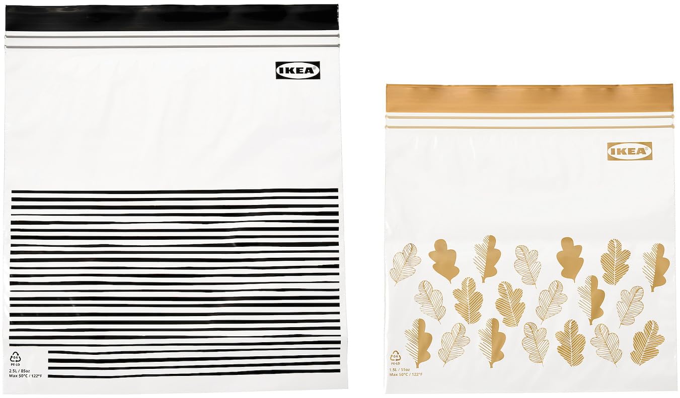 IKEA カード Amazon.com: IKEA 50 resealable bags (ISTAD) - GREY - ziplock